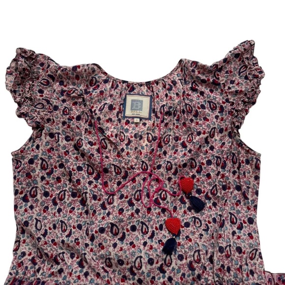 Bell By Alicia Bell Lisa Midi Boho Paisley Dress Sz Small Cotton/Silk - Picture 5 of 9